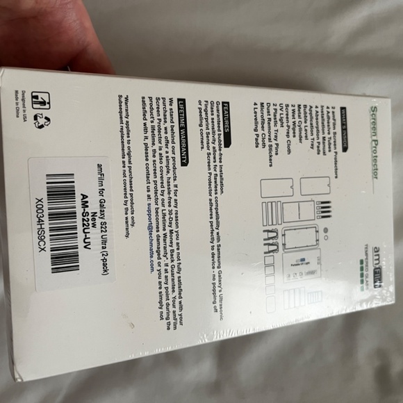 Screen Protector Tempered Glass for S22 Ultra Samsung Galaxy 5G 6.8 Inch-2 pack - Picture 5 of 7